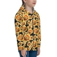 thumbnail image 5 of Pofeuu Sunflowers 1 Print Teenage Zipper Hoodie Sweatshirts Hooded Casual Jackets With Pocket For Boys Girls-Small, 5 of 6