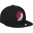 thumbnail image 3 of New Era NBA Black 9FIFTY Adjustable Snapback Hat Cap One Size Fits All, 3 of 5