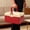 Red, variant on Folding Camping Storage Box with Handle & Lid - 10" Collapsible Car Trunk Organizer,for Outdoor Picnic Home Closet Toys Books Stackable Container,Multi-Bright Colors Choice