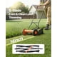 thumbnail image 2 of VEVOR Cortadora de Cesped Manual de 350 mm con 5 Cuchillas 2 Ruedas sin Motor Altura de Corte Ajustable de 15 - 45 mm con Bolsa Recolectora de Cesped para, Caminos de Acceso, Patios, Jardines, 2 of 9