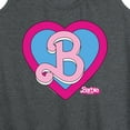thumbnail image 3 of Barbie the Movie - Heart Crest - Women's Racerback Tank Top, 3 of 5