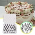 thumbnail image 2 of 26-Piece Stainless Steel Russian Piping Tips Set - Professional Cake Decorating Nozzles for Ruffles, Pleated Skirts & Fondant Designs - Complete Baking Tools for Cakes, Cupcakes & Cookies, 2 of 5