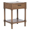 thumbnail image 3 of SAFAVIEH Filbert Solid Rustic 1 Drawer Accent Table, Brown, 3 of 7