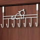 thumbnail image 2 of Cajón colgante, estante para puerta, organizador de armario sin taladro, ideal para dormitorios, metal resistente, fácil montaje, para ropa y accesorios, alto rendimiento, 2 niveles, estilo, 2 of 9