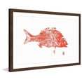 thumbnail image 3 of "Big Red Fish" Framed Painting Print, 3 of 5