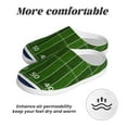 thumbnail image 6 of Kdxio American Football Field Women's Men's Slippers Plush Slip-On House Slipper for Winter Indoor Soft Cushion Non-slip Fluffy Slides Slippers-46/47, 6 of 7