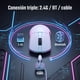 thumbnail image 4 of Mouse Gamer Inalámbrico A950GM, 2.4G/Bluetooth/USB-C, Sensor PAW3395 26000 DPI, 1000 Hz, Batería Recargable, para PC/Laptop, 4 of 9