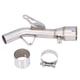thumbnail image 1 of Tubo central de escape para motocicleta, repuesto de tubo de enlace medio resistente al calor de acero inoxidable 304 para Z900 2017-2021 Jadeshay A, 1 of 8