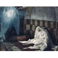 thumbnail image 2 of Tissot, James 32x26 White Modern Wood Framed Museum Art Print Titled - The Annunciation, 2 of 4