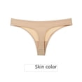 thumbnail image 1 of Bikini de cintura baja, tanga sexy para mujer, ropa interior de seda helada sin costuras para mujer, 1 of 5