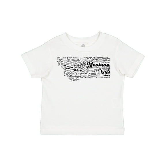 Inktastic Montana State Word Salad Boys or Girls Toddler T-Shirt