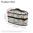 thumbnail image 6 of HELLHERO Fresh Flowers Handheld Iron Portable Storage Bag with Handle 11.8x6.69x5.5 In Travel Home, Case Only, 6 of 6