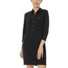 Jones New York Women's Ria Two Pocket Shirtdress Black Size Large