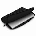 thumbnail image 6 of Vangoddy 15.6 Inch Laptop Sleeve Case, Water-Resistant Neoprene Notebook Bag with Zipper and Front Pocket, Fits 15.4-15.6 in Laptops, Black, 6 of 14