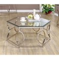 thumbnail image 2 of Furniture of America Table Basse en Métal Annette en Chrome, 2 of 4