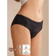 thumbnail image 5 of 3-Pack Absorbable Physiological Leak Proof Underwear , Comfortable And Elastic Close Fitting Physiological Underwear Suitable For Women's Menstrual Period Leak Proof Triangle Underwear, 5 of 9