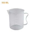 thumbnail image 1 of Pichet Doseur Gobelet en Plastique Transparent Tasse à Mesurer Résistante 500 ml, 1 of 9