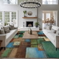 thumbnail image 3 of Bohemian Large Area Rugs 8x10 ft Modern Mottled Art Prints Geometric Plaid Patchwork Washable Rug Non Slip Indoor Carpet Absorbent Floor Mat for Living Room Bedroom Dining Room, 3 of 9