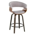 thumbnail image 2 of LumiSource Vintage Mod 26" Fixed-Height Counter Stool - Set of 2, 2 of 6