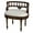 Antique Cherry, variant on Beaumont Lane Traditional Upholstered 22.5"W Vanity Seat in Cottage White