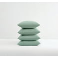 thumbnail image 3 of Truly Soft Everyday Green 4 Pack King Pillowcase, Solid Color Themed, Adult Bedding, Oeko-TEX Certified, 3 of 9