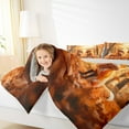 thumbnail image 5 of Manfei Wild Fox Full Size Comforter Sets,Rustic Autumn Bedding Comforter Set,Happy Fall Bedding Sets For Girls Kids,Ultra Soft Home Decor Reversible,3 Pieces, 5 of 9