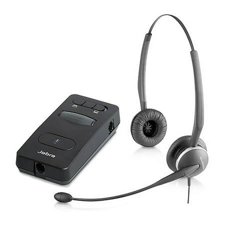 Jabra GN 2125 Duo Noise-Canceling Corded Headset w/ Link 860 Advanced Amplifier