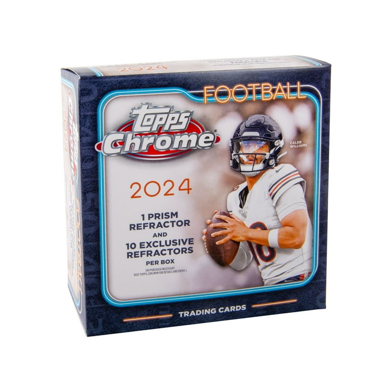 24 TOPPS CHROME FOOTBALL MEGA BOX - Walmart.com