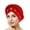 Red, variant on Dyfzdhu Women Turban Cap Beaded Headscarf Beanie Twisted Braid Wrap Hat Headwear