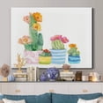 thumbnail image 4 of HFDF Cacti Conglomerate I Wall Art, Premium Gallery Wrapped Canvas Décor, Ready to Hang, Made America Print 10x8inch Framed, 4 of 7
