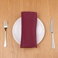 thumbnail image 5 of REGALWOVEN 6 Pack Polyester Cloth Napkins Dinner Napkins Cloth for Banquet Wine Red 19"x19", 5 of 6