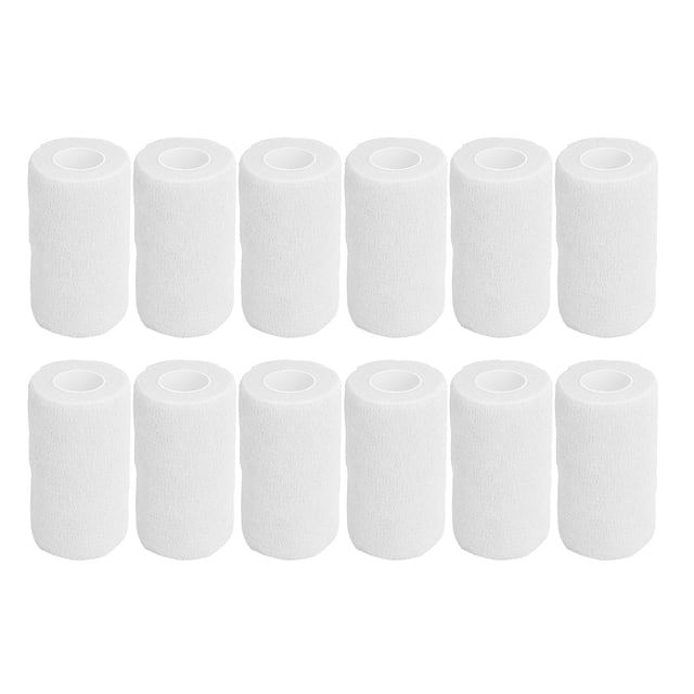Nonwovens Wrap,12Pcs Bandage Wrap Natural Bandage Wrap Self Adhesive Bandage Convenient Use