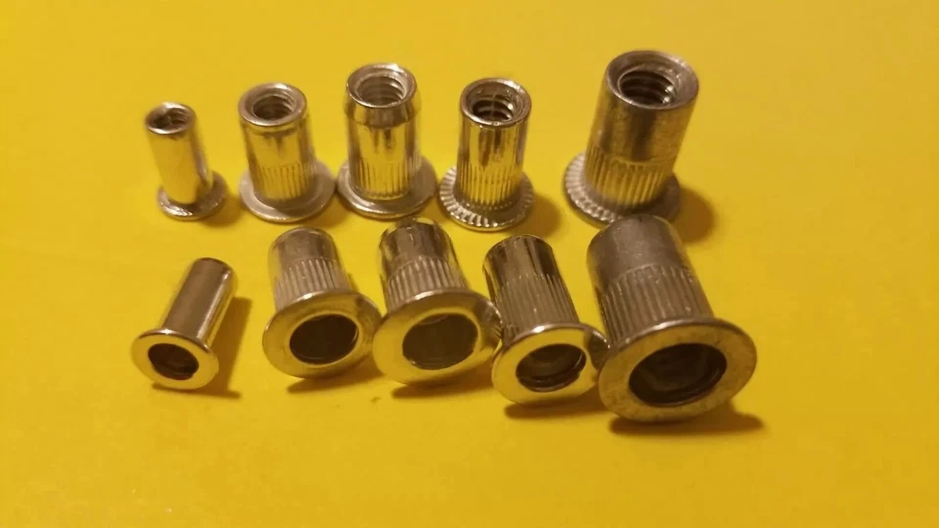 CIRCLE- Sae Imperial Aluminum Rivet Nut Kit Rivnut Nutsert Standard Inch (150 Pcs)