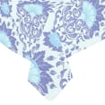 thumbnail image 2 of BSDHOME Beautiful Vintage Floral Pattern Cotton Linen Tablecloth 60x84 inches Tablecover Desk Table Cloth For Dining Room, Tea Table, Picnics, Parties, 2 of 4