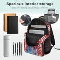 thumbnail image 4 of Yspwyqan Boys Backpack Set, Fire Flame Baseball Backpack and Lunch Box 4 Piece Large Capacity School Bag Fits 13 Inch Laptop Casual Daypack for School Camping, 4 of 7