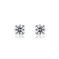thumbnail image 4 of SuperJeweler 1 Carat Lab Grown Diamond Stud Earrings for Women in 14K White Gold, 4 of 8