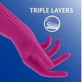 thumbnail image 4 of Playtex Living Fuschia Latex/Neoprene/Nitrile Gloves, Small (1-Pair), 4 of 4