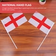 thumbnail image 3 of 20pcs Soccer Game Cheering Flags Patriotic Small Hand Flags Decorative England Flags, 3 of 8