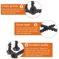 thumbnail image 2 of 220pcs Self Drilling Drywall Screw Phillips Drive Coarse Thread Screws, 2 of 9