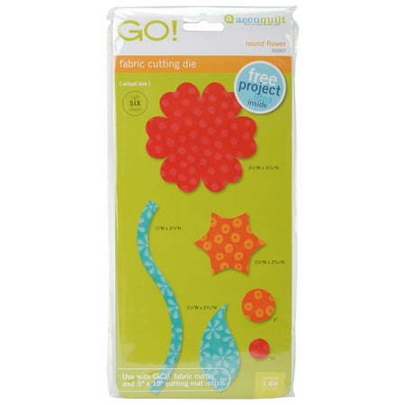 - AccuQuilt Go! Round Flower Cutting Die
