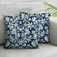 thumbnail image 3 of TIAOTIAOHOU Throw Pillow Cases Retro Persian Pattern Scroll Damask Antique Victorian Pillow Cover Square Size Home Decor Sofa Cushion Case, 3 of 5
