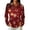 Gold-A#20830HH, variant on Hearthz Christmas Women's Polo Shirt Christmas Tree Print Womens Henley Shirt Button V Neck Long Sleeve Uniform Tops for Women Relaxed Fit Office Daily Oversized Tshirts for Women