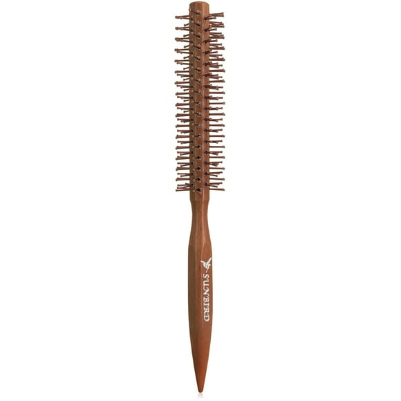SUNBIRD 1inch Small Round Brush - Professional Volumizing Styling Brush for Men & Women for Short Hair, Bangs, Beard, and Root Lifting, Precisely Creates a High Crown Effect, Compact, Portable Travel