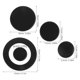 thumbnail image 2 of unbranded 6Ud Tapa Repuesto Cocina Gas Negro Compatibilidad Amplia Y Material Resistente, 2 of 8