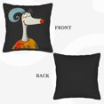 thumbnail image 6 of Whimsical 18x18in Throw Pillow Covers Set of 2 - Colorful Abstract Patterns for Couch Bed Car - Playful Design with Cheerful Vibes, 6 of 8