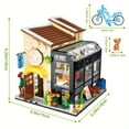 thumbnail image 4 of Book Store Building Set, Compatible With Friends House Create Elegance And Warmth Environment, Nice Gift With Beautiful Gift Box For Girls 6-12 And Building Blocks Lover (589 Pcs), 4 of 5