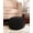 Black, variant on Pouf Hand Knitted Cotton Braid Cord Cable Ottoman - Foot Stool - Accent Seat Furniture Bean Bag - Living Room Kids - 19x19x14