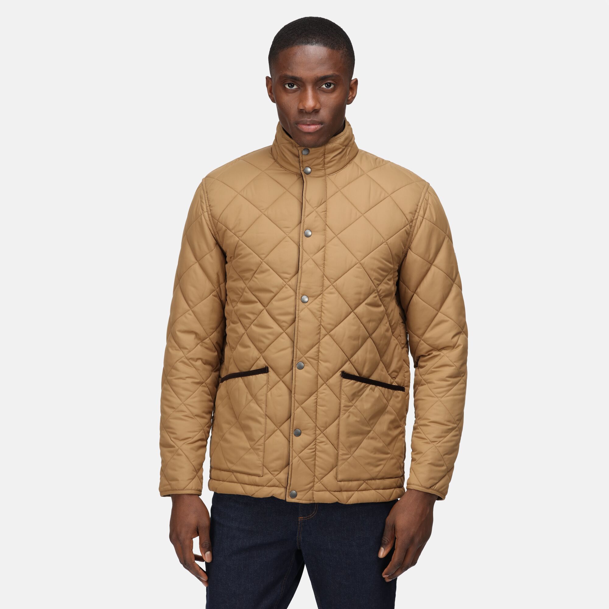 quilted insulated jacket