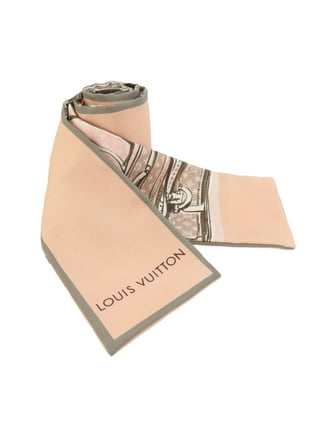 Louis Vuitton Carre All The Straps M76653 Scarf 100% Silk Rose Pink