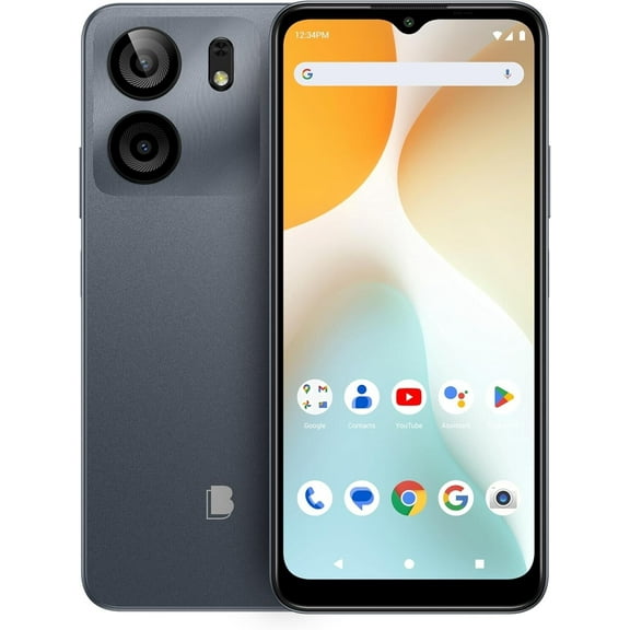 BLU F5| 5G | 2024 | All-Day Battery | Unlocked | 6.6? HD  Display | 128GB | Dual 50MP | US Version | Grey